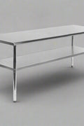 Stainless steel commercial prep table with undershelf

NSF-certified food prep workstation

Adjustable kitchen prep table for restaurants