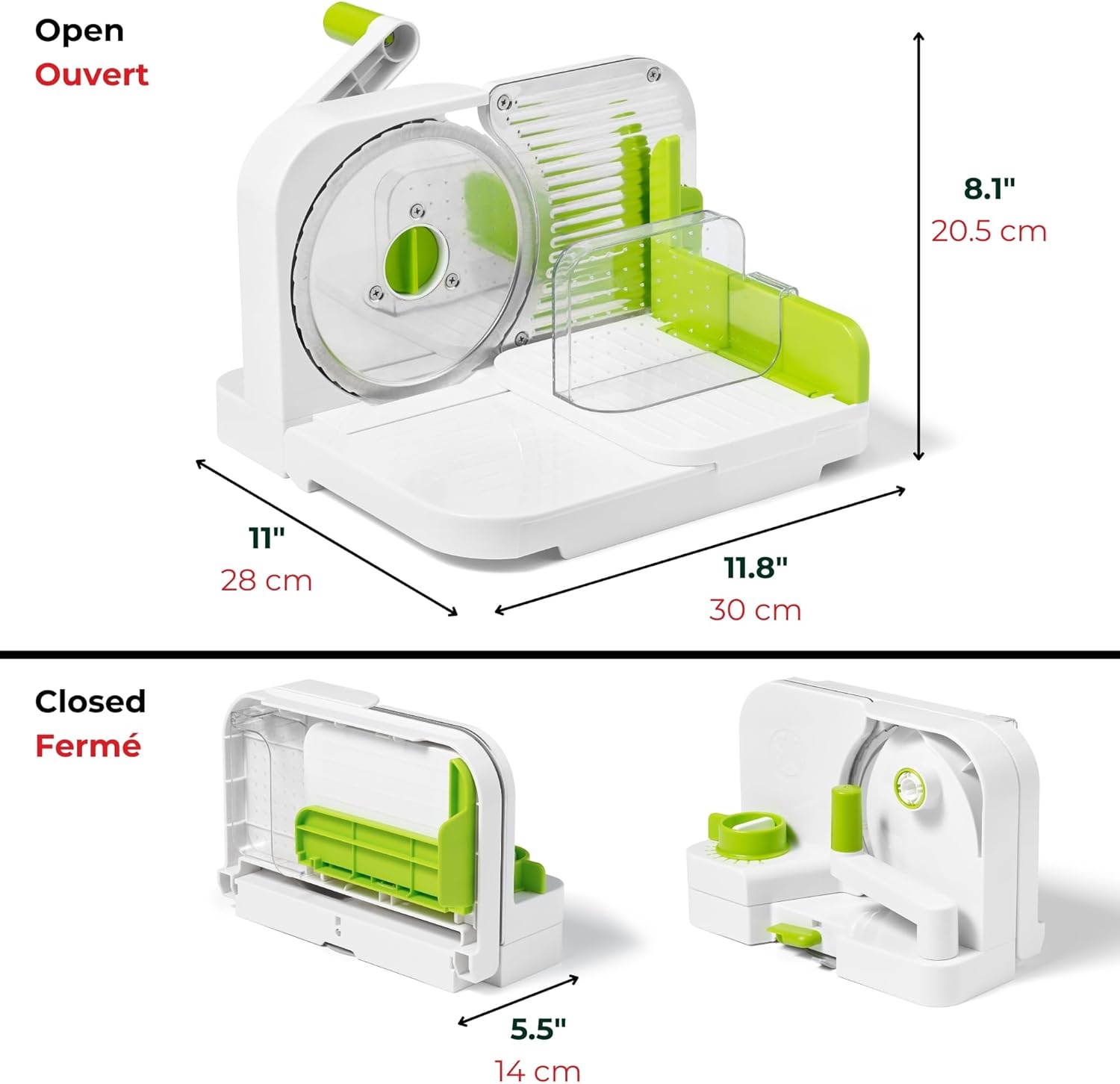 Starfrit Deli Slicer with Adjustable Thickness | Meat, Cheese & Bread Slicer - with | Sold by Uncle Wiener's Wholesale
