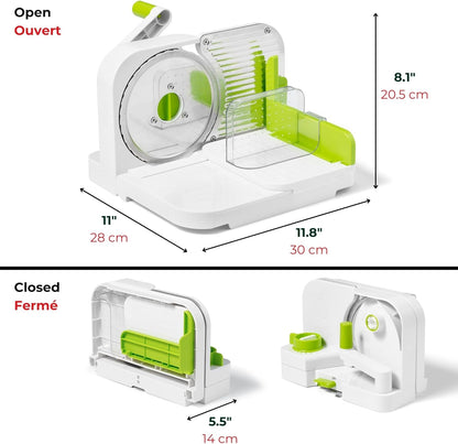 Starfrit Deli Slicer with Adjustable Thickness | Meat, Cheese & Bread Slicer - with | Sold by Uncle Wiener's Wholesale