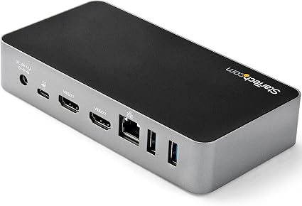 StarTech.com DK30CHHPD USB-C Docking Station – Dual 1080p HDMI Monitors, 65W Power Delivery, 3 USB-A Ports, Gigabit Ethernet & DisplayLink for Mac and Windows - Electronics with | Sold by Uncle Wiener's Wholesale