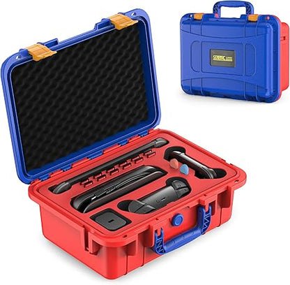 STARTRC GAMES Professional Waterproof Hard Case for Nintendo Switch 2 Accessories - General Equipment with Red & Blue | Sold by Uncle Wiener's Wholesale