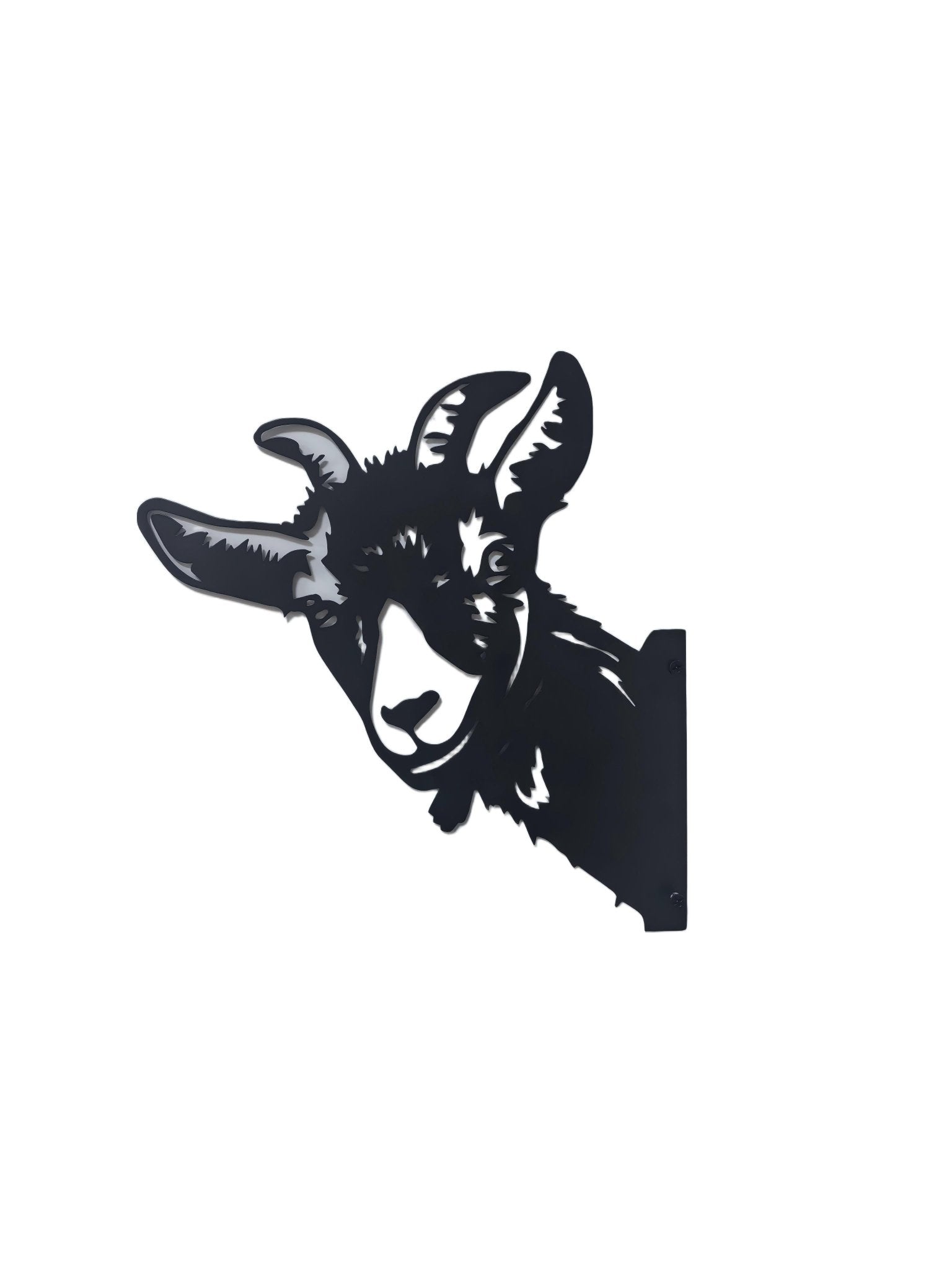 Steel Farm Animal Wall Art Decor Horse Sheep Cow Rooster Black Metal Signs - with Sheep | Sold by Uncle Wiener's Wholesale