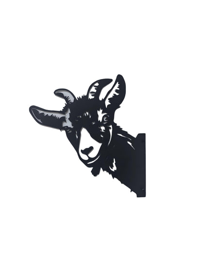 Steel Farm Animal Wall Art Decor Horse Sheep Cow Rooster Black Metal Signs - with Sheep | Sold by Uncle Wiener's Wholesale