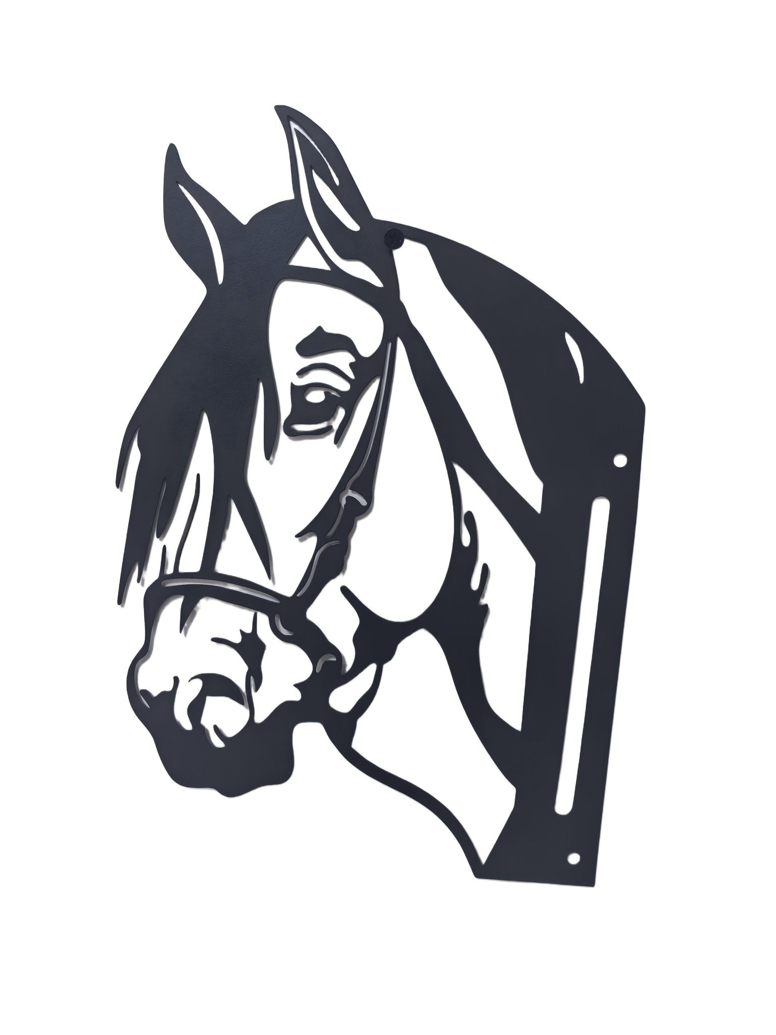 Steel Farm Animal Wall Art Decor Horse Sheep Cow Rooster Black Metal Signs - with Horse | Sold by Uncle Wiener's Wholesale