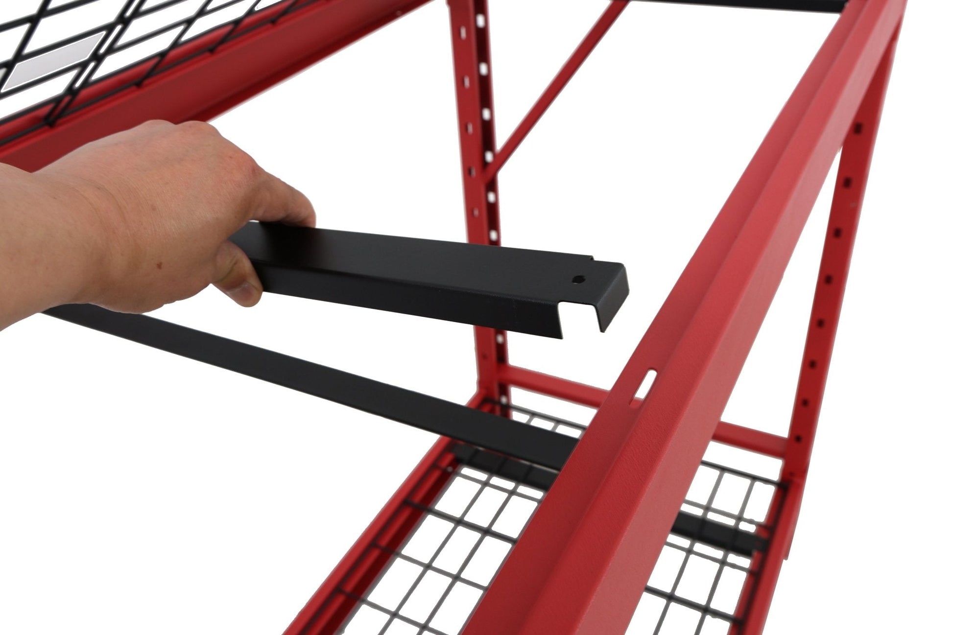 Steel Garage Storage Rack – 3, 4, 5 - Tier Heavy - Duty Industrial Shelving Units - Garage & Industrial Shelving Units with 3 Layer Red Racking 72" W x 24" D x 72" H | Sold by Uncle Wiener's Wholesale