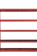 Steel Garage Storage Rack – 3, 4, 5 - Tier Heavy - Duty Industrial Shelving Units - Garage & Industrial Shelving Units with 5 Layer Red Racking 90" W x 24" D x 90" H | Sold by Uncle Wiener's Wholesale