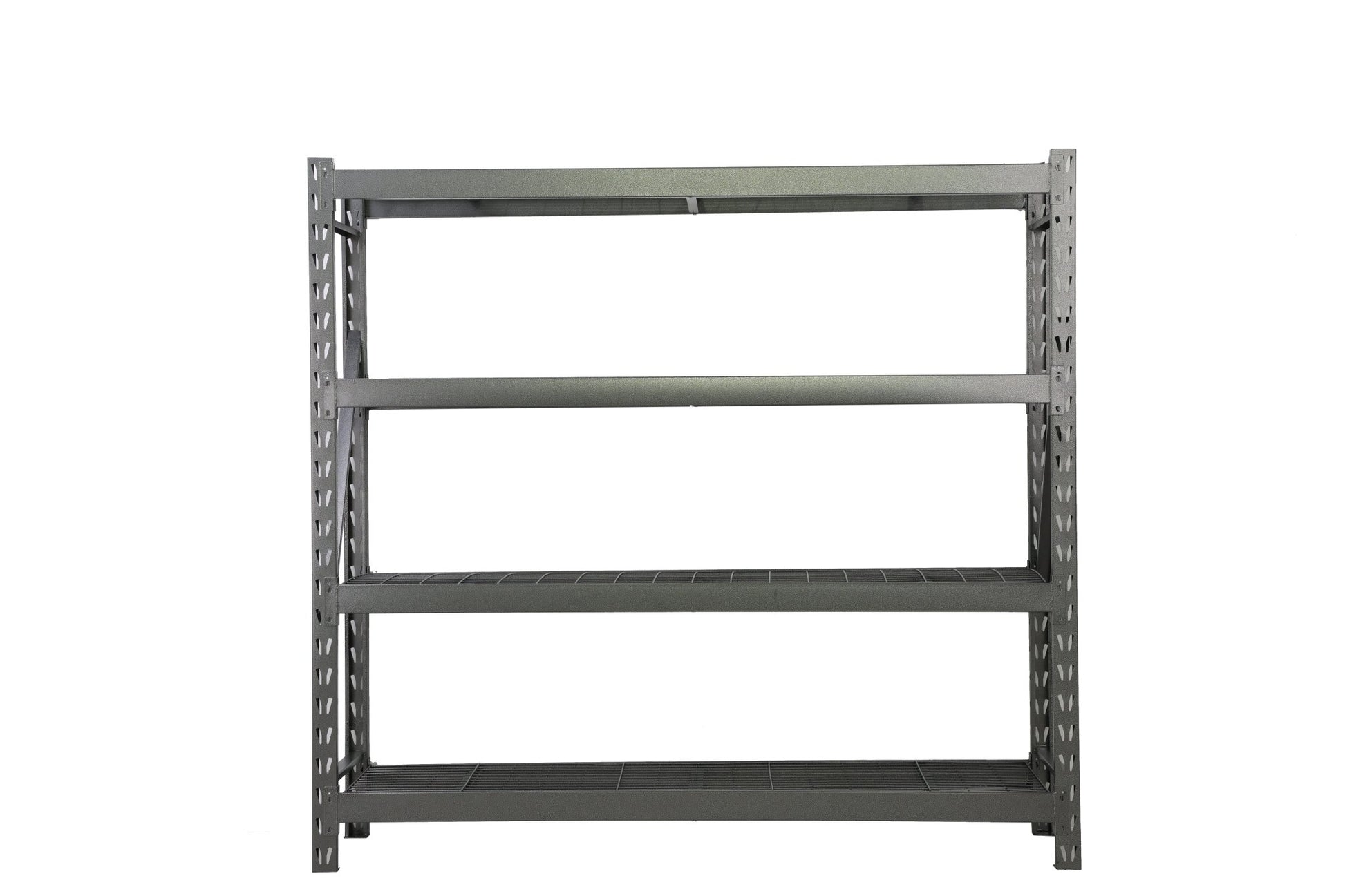 Steel Garage Storage Rack – 3, 4, 5 - Tier Heavy - Duty Industrial Shelving Units - Garage & Industrial Shelving Units with 4 Layer Gray Heavy Duty 77" W x 24" D x 78" H CR4195D | Sold by Uncle Wiener's Wholesale