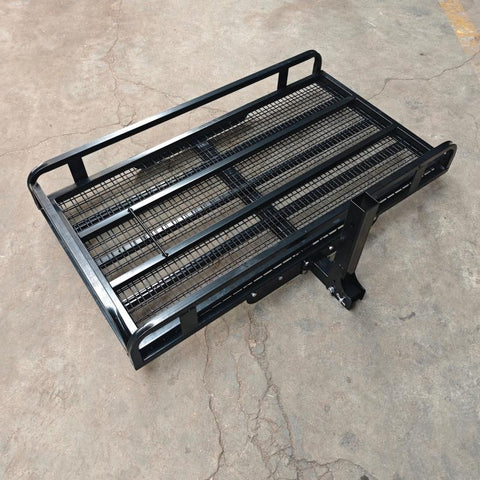 Steel Trailer Hitch Cargo Carrier with Ramp and 2” Receiver THCC500 - with | Sold by Uncle Wiener's Wholesale