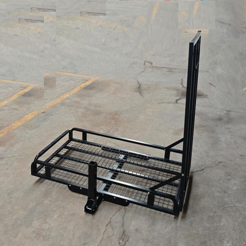 Steel Trailer Hitch Cargo Carrier with Ramp and 2” Receiver THCC500 - with | Sold by Uncle Wiener's Wholesale