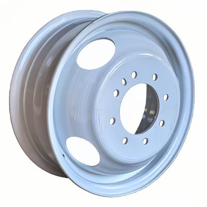 Steel Trailer Rims 12 14 15 16 Inch | 4, 5, 6 & 8 Lug White & Galvanized Trailer Wheels - with 16" x 6" – Dual – 8 Lug 6.5" – White – 3000 lb | Sold by Uncle Wiener's Wholesale