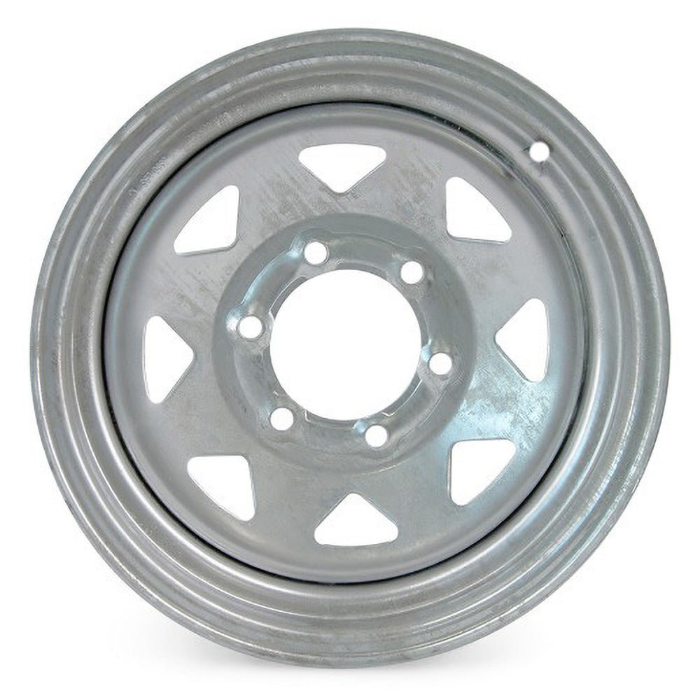 Steel Trailer Rims 12 14 15 16 Inch | 4, 5, 6 & 8 Lug White & Galvanized Trailer Wheels - with 16" x 6" – Dual – 8 Lug 6.5" – White – 3000 lb | Sold by Uncle Wiener's Wholesale