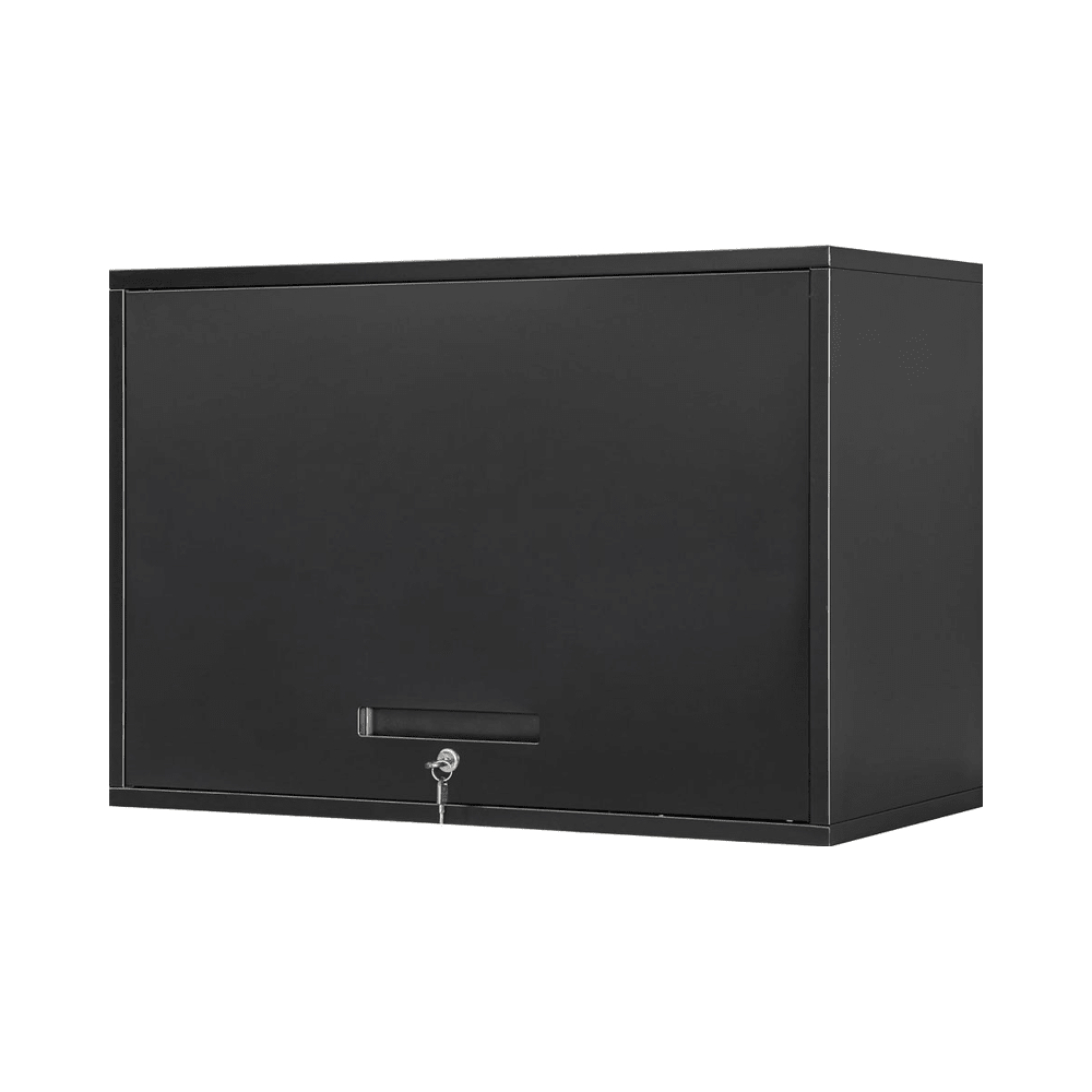 Steel Wall Cabinet 31.5″ × 15.7″ × 21.7″ Black Garage Storage Unit YCDM31 - with | Sold by Uncle Wiener's Wholesale