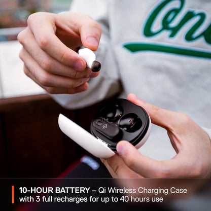 SteelSeries Arctis GameBuds – Dual Wireless Gaming Earbuds with ANC & 40H Battery - with White | Sold by Uncle Wiener's Wholesale