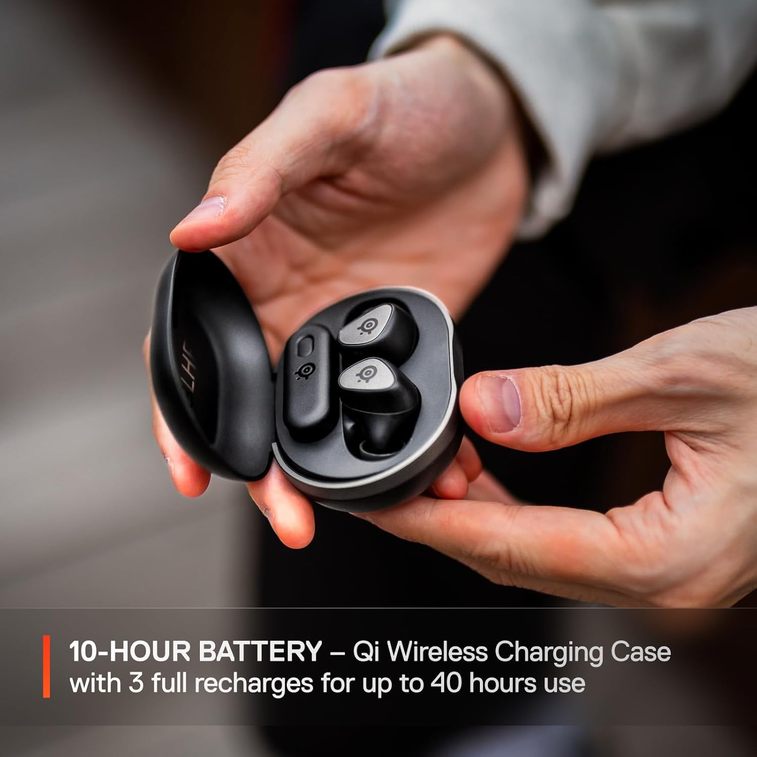 SteelSeries Arctis GameBuds – Dual Wireless Gaming Earbuds with ANC & 40H Battery - with Black | Sold by Uncle Wiener's Wholesale