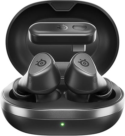 SteelSeries Arctis GameBuds – Dual Wireless Gaming Earbuds with ANC & 40H Battery - with Black | Sold by Uncle Wiener's Wholesale