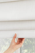 Sun Zero Preble Store romain texturé entièrement occultant sans fil, 88,9 x 162,6 cm, blanc - with | Sold by Uncle Wiener's Wholesale