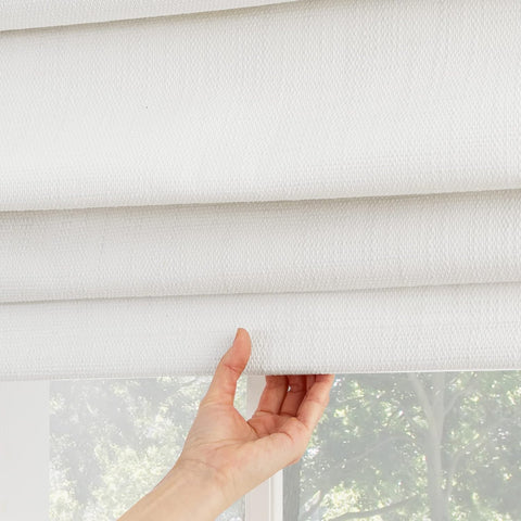 Sun Zero Preble Store romain texturé entièrement occultant sans fil, 88,9 x 162,6 cm, blanc - with | Sold by Uncle Wiener's Wholesale