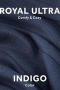 Sunbeam Royal Ultra Fleece Heated Electric Blanket Queen Size, 90" x 84", 12 Heat Settings, 12 - Hour Selectable Auto Shut - Off, Fast Heating, Machine Washable, Warm and Cozy, Indigo - with Indigo | Sold by Uncle Wiener's Wholesale