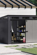 Suncast 10x7 Barndoor Shed – Durable Outdoor Storage Solution CO11234 - with | Sold by Uncle Wiener's Wholesale