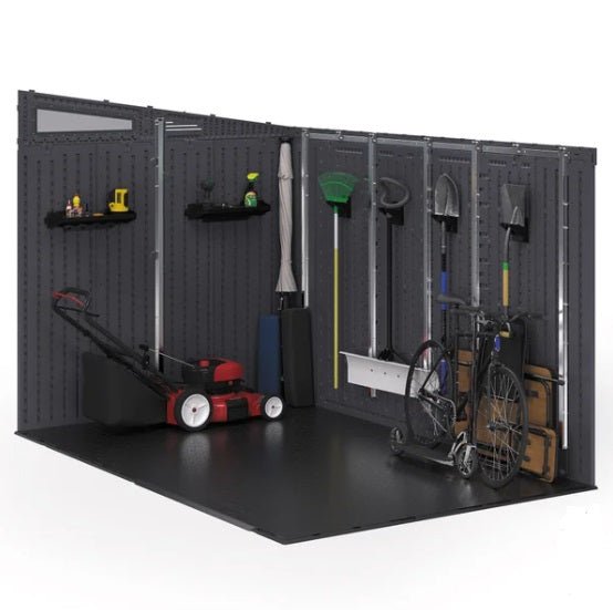 Suncast 10x7 Barndoor Shed – Durable Outdoor Storage Solution CO11234 - with | Sold by Uncle Wiener's Wholesale