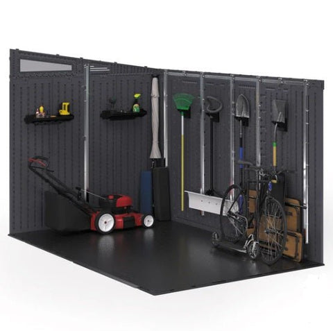 Suncast 10x7 Barndoor Shed – Durable Outdoor Storage Solution CO11234 - with | Sold by Uncle Wiener's Wholesale