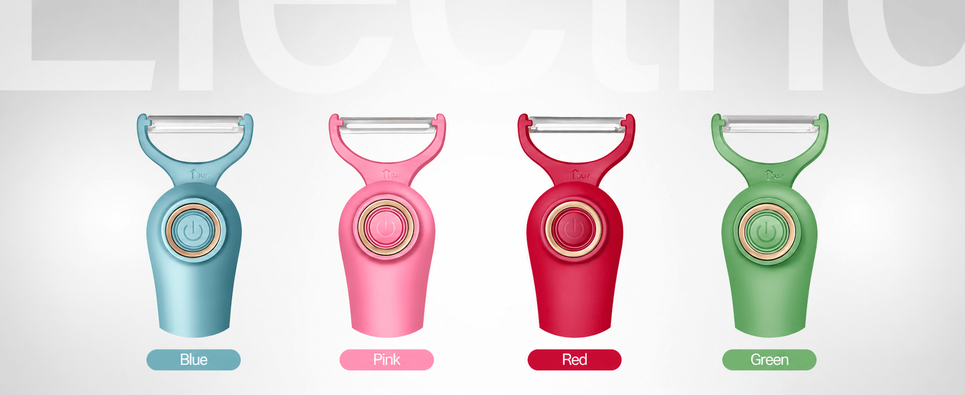 SUNHAIXIA 3 in 1 Electric Vegetable Peeler USB Rechargeable Automatic Fruit and Vegetable Peeler - Kitchen Appliances with Red | Sold by Uncle Wiener's Wholesale