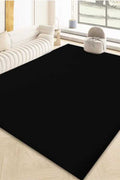 Super Soft Fluffy Indoor Area Rug – Anti - Skid Modern Carpet for Living Room & Bedroom - with Black | Sold by Uncle Wiener's Wholesale