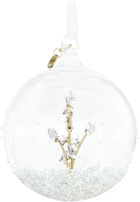Swarovski Annual Edition Ball Ornament 2024, ワンサイズ, Crystal, No Gemstones - with | Sold by Uncle Wiener's Wholesale