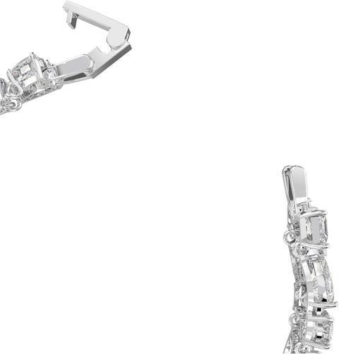Swarovski Women's Tennis Bracelet, White Crystals with Rhodium Plating, from the Tennis Deluxe Collection - with | Sold by Uncle Wiener's Wholesale