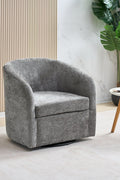 Swivel Barrel Accent Chair – Modern 360° Lounge Chair SQ7007 - with Grey Comfort Lounge Accent Chair | Sold by Uncle Wiener's Wholesale