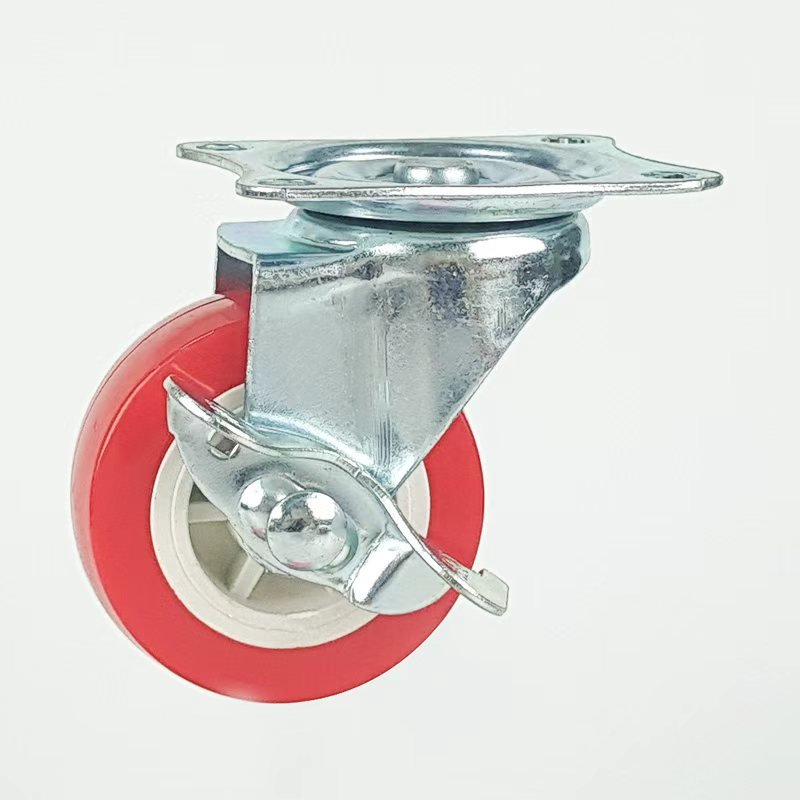Swivel Caster Wheels with Brakes – 3" or 4" Heavy - Duty Plate Mount Casters – 4 Pack (Multiple Options) - with 3" × 1" | Sold by Uncle Wiener's Wholesale