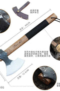 Tactical Camping Axe with Sheath – Compact Survival Hatchet for Hiking, Bushcraft, Hunting & Outdoor Emergency Use AXE002 - with | Sold by Uncle Wiener's Wholesale