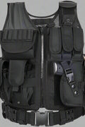 Tactical CS Field Vest – Front view with pouches

MOLLE Combat Vest – Side view with holster

Adjustable Tactical Vest – Laid flat

Camouflage Vest for Outdoor Use – Field-ready look

VT1063 Tactical Vest – Black and Camo color variants