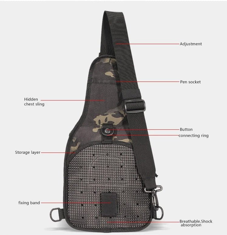 Tactical Daypack – Compact Military Backpack A88060 Series | MOLLE EDC Pack (Woodland Camo A88060WC / Black Typhoon A88060BTP / Black A88060BLK) - with Black Typhoon | Sold by Uncle Wiener's Wholesale