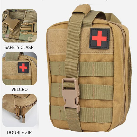 Tactical First Aid Kit 17 Piece MOLLE Medical Pouch Emergency Survival Kit AZ015 - with | Sold by Uncle Wiener's Wholesale