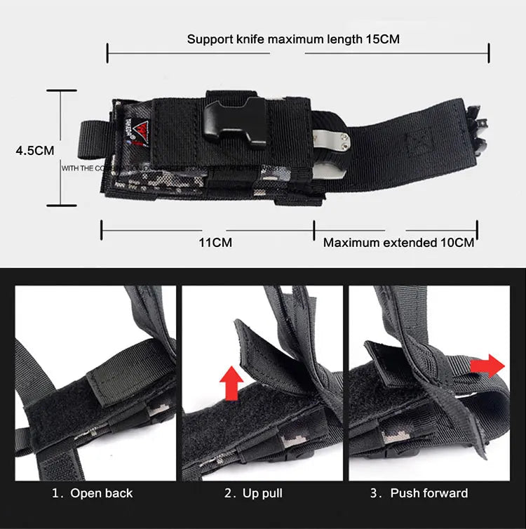 Tactical Utility Belt – Reinforced Webbing, Adjustable Quick - Release Duty Belt (Tan C880441TAN & Black ACU C880441ACU) - with Tactical Utility Belt (Black ACU) | Sold by Uncle Wiener's Wholesale