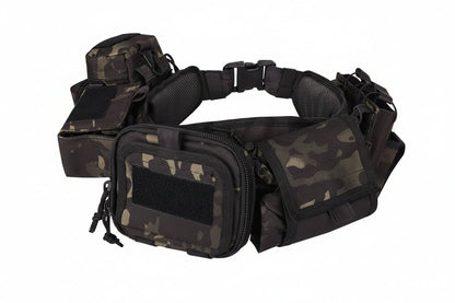 Tactical Utility Gear Pouch – Heavy - Duty Military Storage Bag Black Camo L1810 - with | Sold by Uncle Wiener's Wholesale