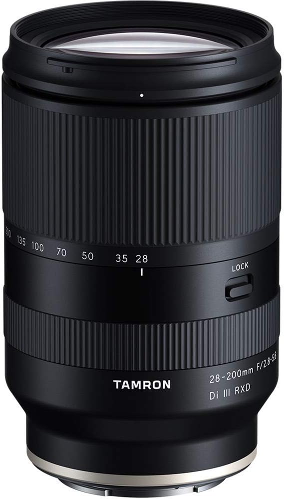 Tamron 28 - 200 F/2.8 - 5.6 Di III RXD for Sony Mirrorless Full Frame/APS - C E - Mount, Model Number: AFA071S700, Black - with Sony FE Mount | Sold by Uncle Wiener's Wholesale