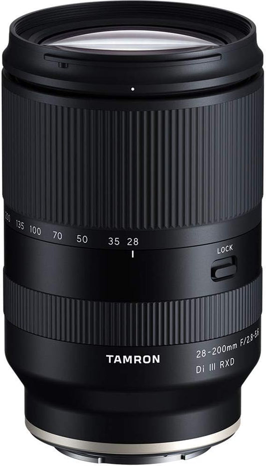 Tamron 28 - 200 F/2.8 - 5.6 Di III RXD for Sony Mirrorless Full Frame/APS - C E - Mount, Model Number: AFA071S700, Black - with Sony FE Mount | Sold by Uncle Wiener's Wholesale