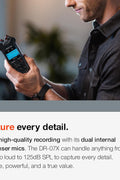 Tascam DR - 07X Stereo Handheld Digital Audio Portable Recorder and USB Audio Interface, Pro Field, AV, Music, Dictation Recorder - with | Sold by Uncle Wiener's Wholesale