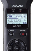 Tascam DR - 07X Stereo Handheld Digital Audio Portable Recorder and USB Audio Interface, Pro Field, AV, Music, Dictation Recorder - with | Sold by Uncle Wiener's Wholesale