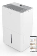 TCL 2000sqft Smart Dehumidifier Energy Star Most Efficient 2024 25 Pints Per Day (H25D44W): Basement &38; Room Use, 3 Settings - with <B>Dimensions (Overall):</B> 19.7 Inches (H) x 12.2 Inches (W) x 8.3 Inches (D) | Sold by Uncle Wiener's Wholesale