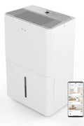 TCL 4500sqft Smart Dehumidifier Energy Star Most Efficient 2024 50 Pints Per Day (H50D44W) - with <B>Dimensions (Overall):</B> 24 Inches (H) x 15.4 Inches (W) x 10.6 Inches (D) | Sold by Uncle Wiener's Wholesale