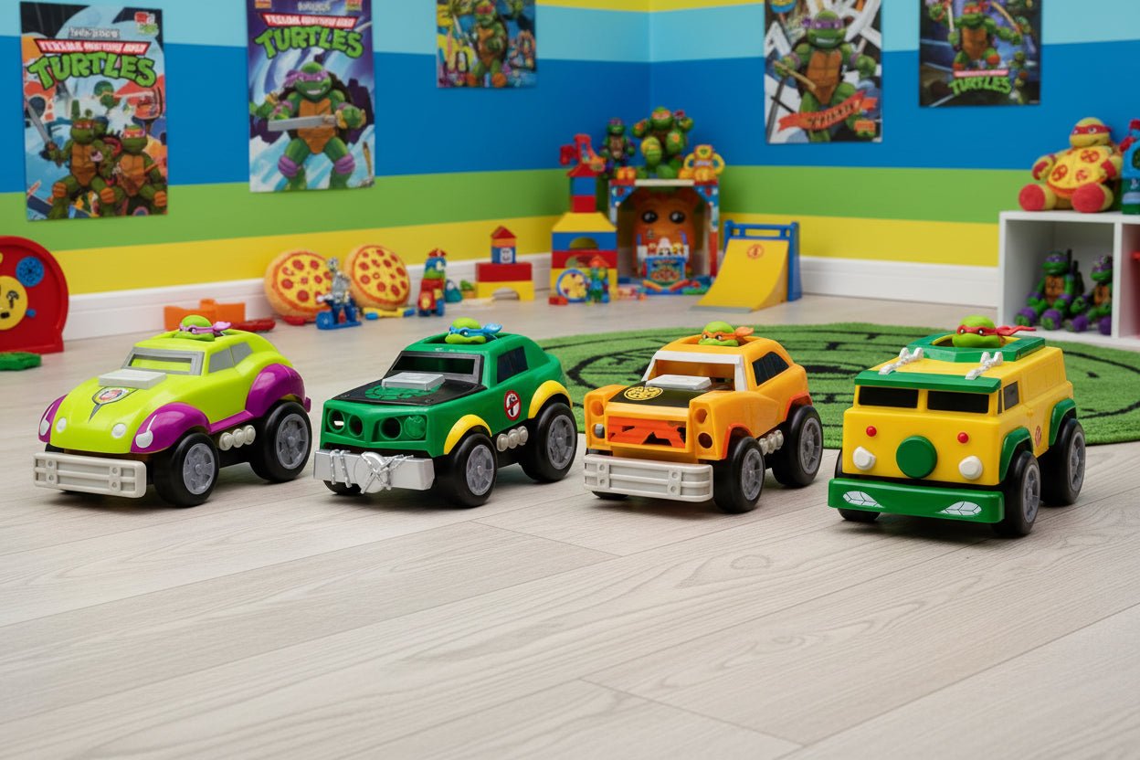 Teenage Mutant Ninja Turtles Shell Smashers Light-Up Rev-Up Crash Vehicle – Smash & Reveal Action Toy - Toys with | Sold by Uncle Wiener's Wholesale