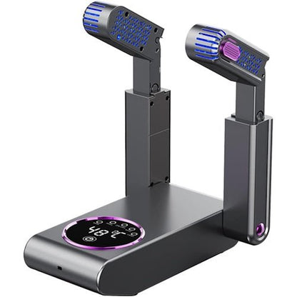 Telescopic Shoe Dryer with Timer, Folding Boot Dryer for Shoes, Boots and Gloves, Warm Air Drying with Odor Reduction S1363 - with | Sold by Uncle Wiener's Wholesale