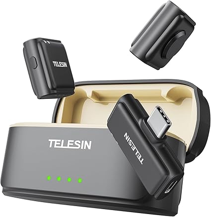 TELESIN Wireless Lavalier Microphone for iPhone Android Camera and Laptop with Noise Reduction - Electronics with | Sold by Uncle Wiener's Wholesale