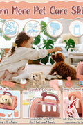 TEUVO Pet Care Play Set Robot Dog Toys for Kids 12Pcs Puppy Dog Toy Pet Walk Grooming Vet Toys Set with Interactive Electric Dog Plush & Cage Pretend Play Gifts for Girls Toddlers 3 4 5 6 7 8 Year Old - with | Sold by Uncle Wiener's Wholesale