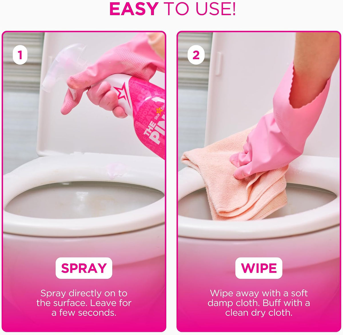 The Pink Stuff Bathroom Foam Cleaner Spray 750mL – Foaming Bath, Shower, Tub & Tile Cleaner - Home products with | Sold by Uncle Wiener's Wholesale