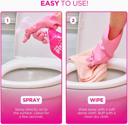 The Pink Stuff Bathroom Foam Cleaner Spray 750mL – Foaming Bath, Shower, Tub & Tile Cleaner - Home products with | Sold by Uncle Wiener's Wholesale
