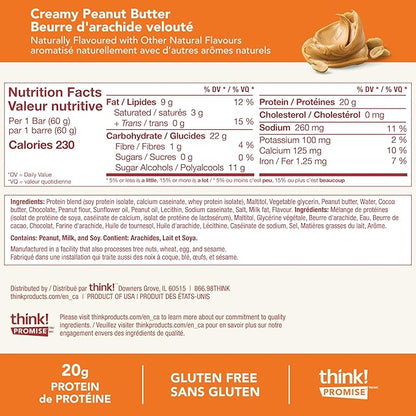 Think! High Protein Bars Assorted Flavours - Snack with Brownie Crunch | Sold by Uncle Wiener's Wholesale